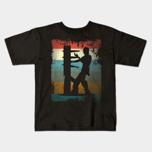 Vintage Wing Chun T Shirt Retro Kung Fu Martial Art Gift Kids T-Shirt